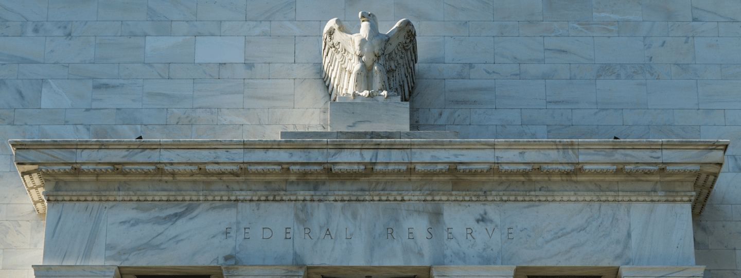 Front facade of the Federal Reserve