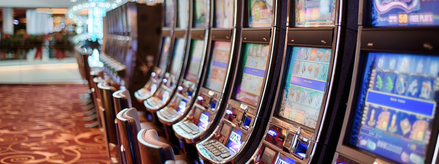 Several slot machines within a casino