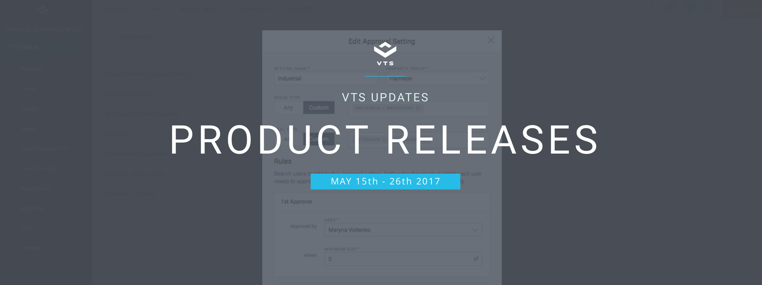 VTS Updates - Product Releases