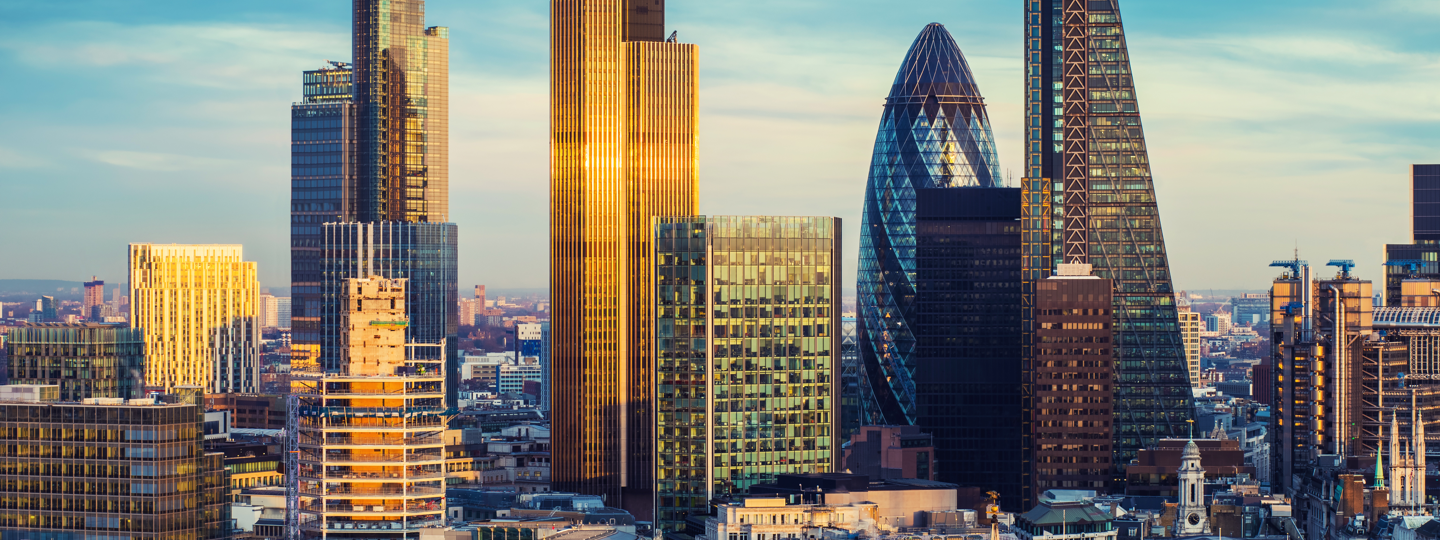 Downtown London skyline