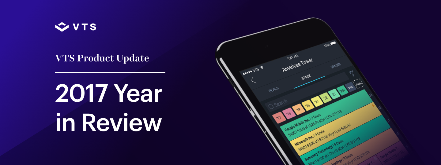 VTS Product Update - 2017 Year in Review