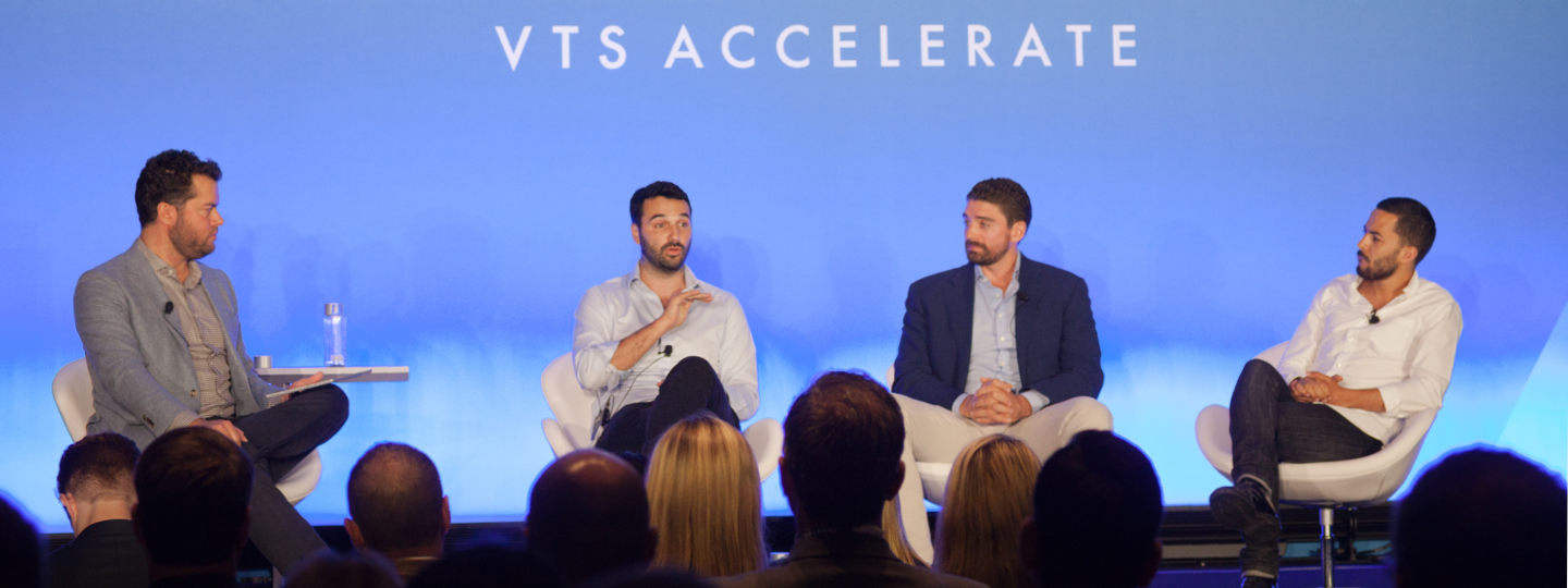 A panel in discussion at the VTS Accelerate conference